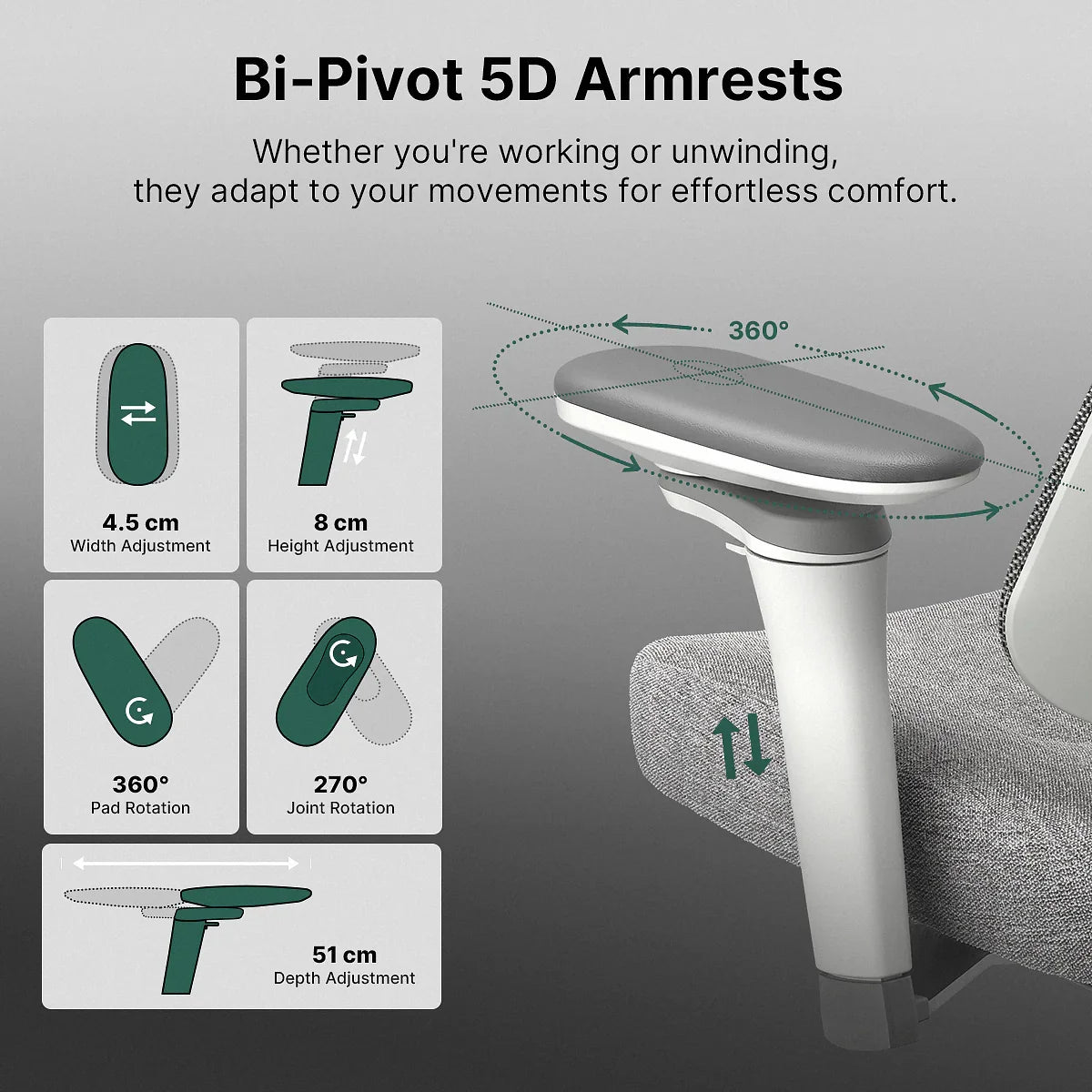 Hinomi D3 Ergonomic Office Chair
