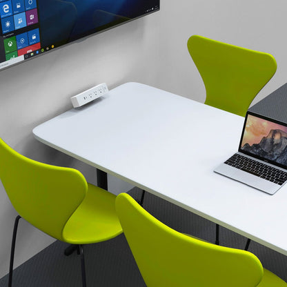 HINOMI 45-Degree Tilted Power Strip for Easy Plug-in