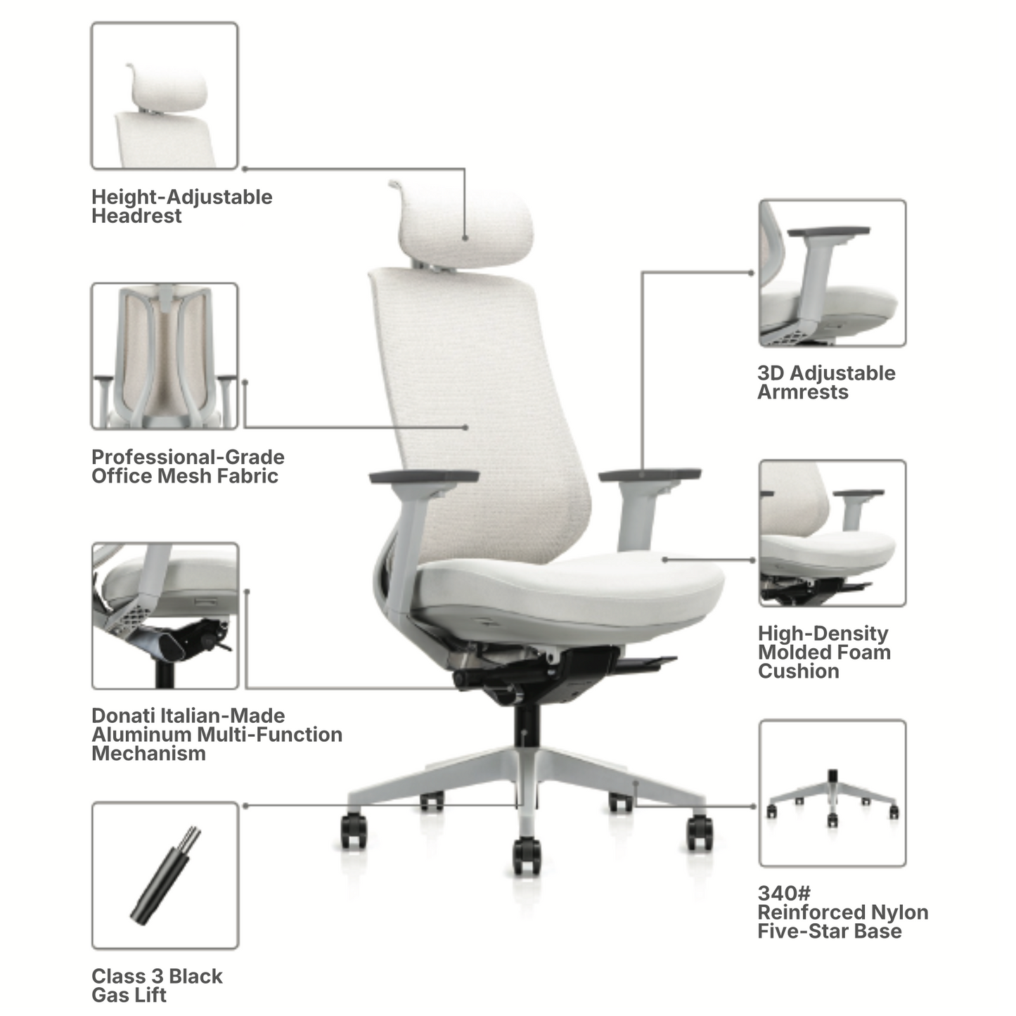Hinomi Nest Ergonomic Office Chair