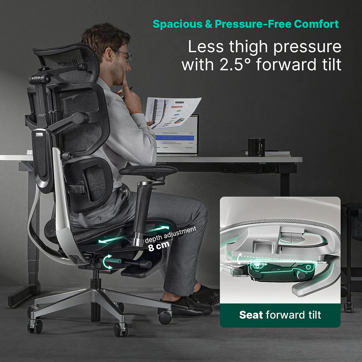 Hinomi X2 Pro Ergonomic Office Chair - Successor to X1